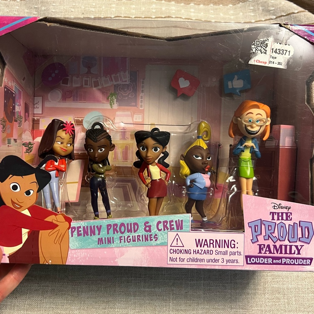 Disney The Proud Family Penny Proud & Crew Mini Figurines - Multicolor